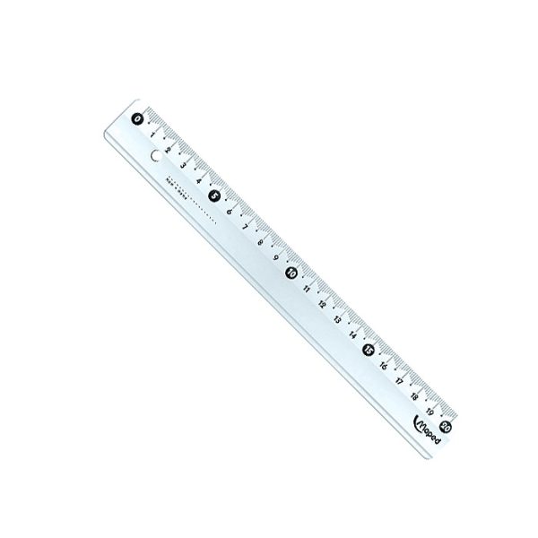 Regla Maped Essential Acrílica Cristal 20cm