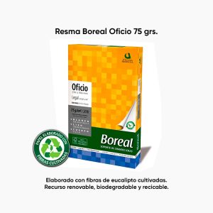 Resmas Boreal Oficio 75 GR en ABC Librería Juguetería