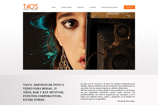 Web Taos Foto y Video Buenos Aires