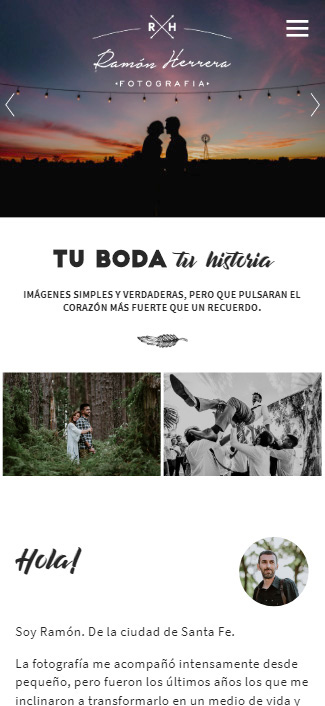 Responsive website, contenido adaptado a dispositivos móviles. Diseño y desarrollo La Vuelta Web