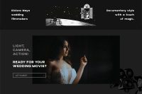 Design Web development "About Time Wedding Films" Riviera Maya, México. La Vuelta Web